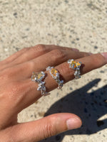 Ignite Ring - Mexican Opal - Yellow/silver