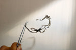 Burnt Bow Cuff Bracelet