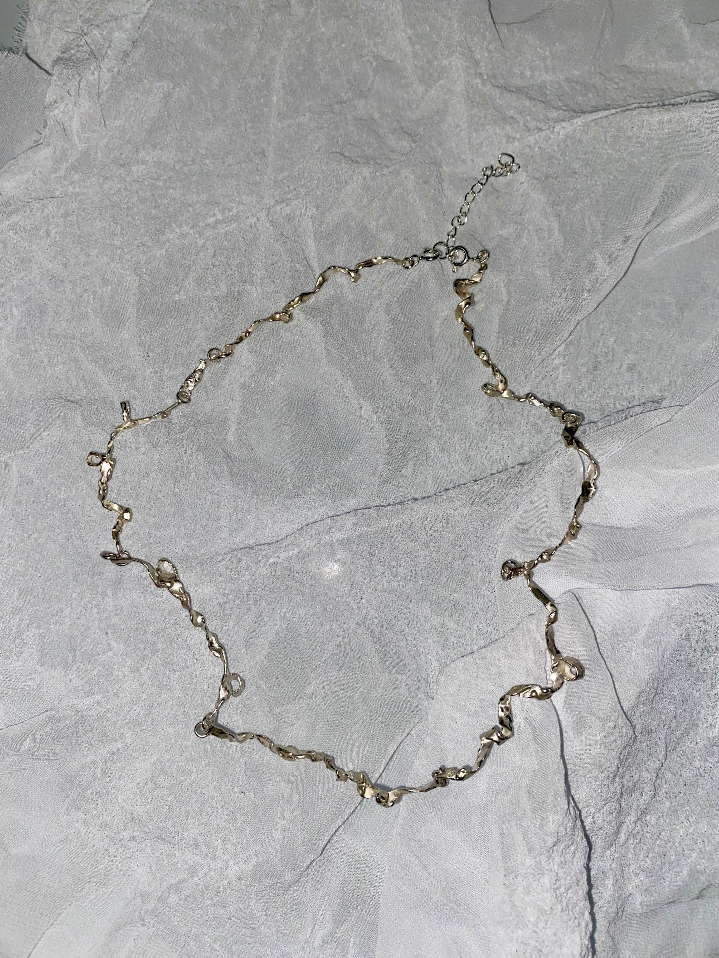 Burnt Ribbon Choker