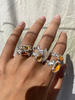 Ignite Ring - Mexican Opal - Yellow/silver