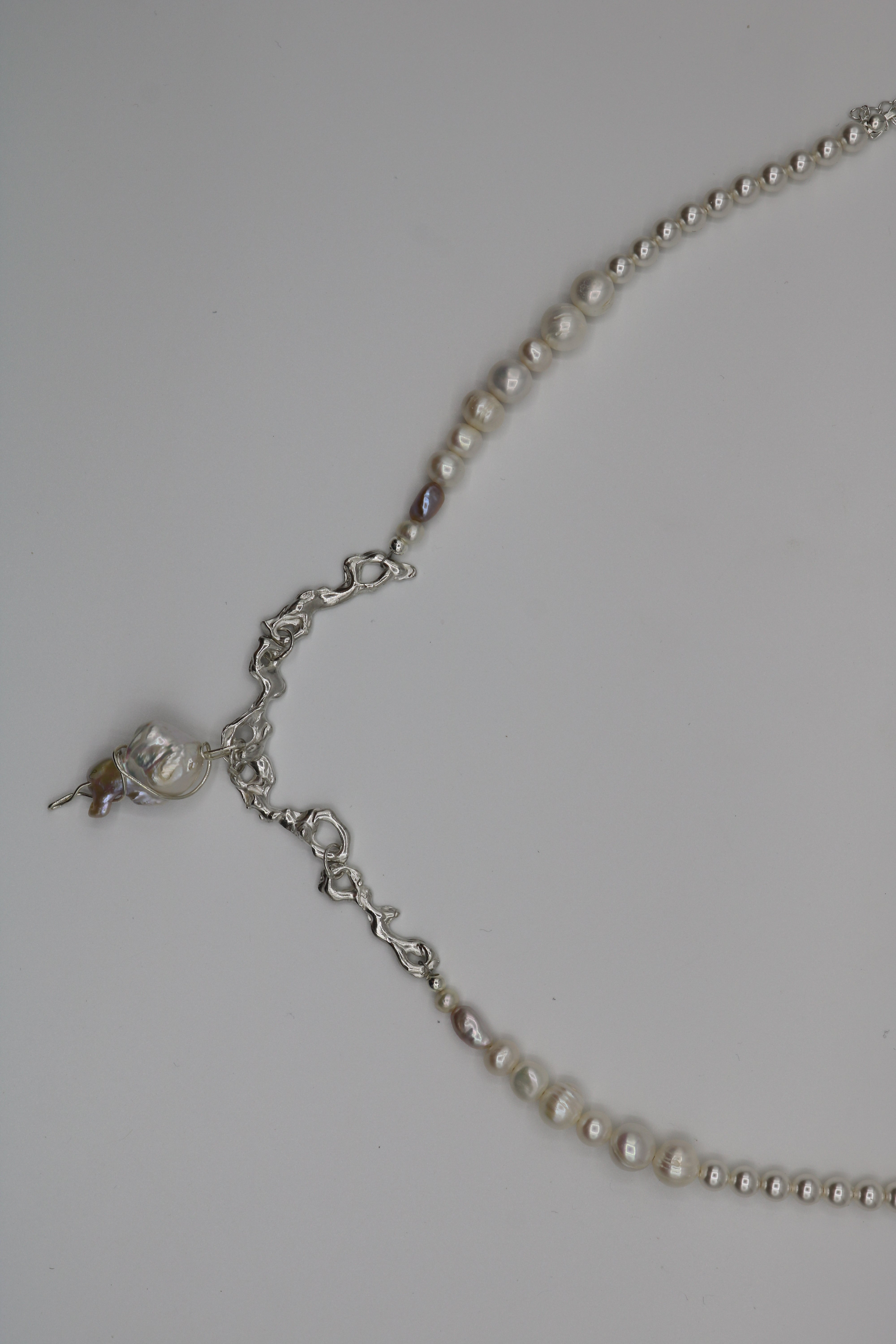 Darling Silver Necklace - Purple