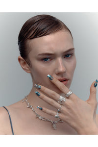 Melting Away Ring - Silver