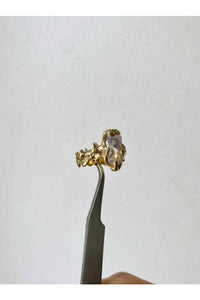 Ignite Ring - Mexican Opal - Clear/Gold