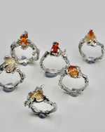 Ignite Ring - Mexican Opal - Yellow/silver