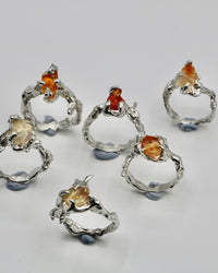 Ignite Ring - Mexican Opal - Yellow/silver