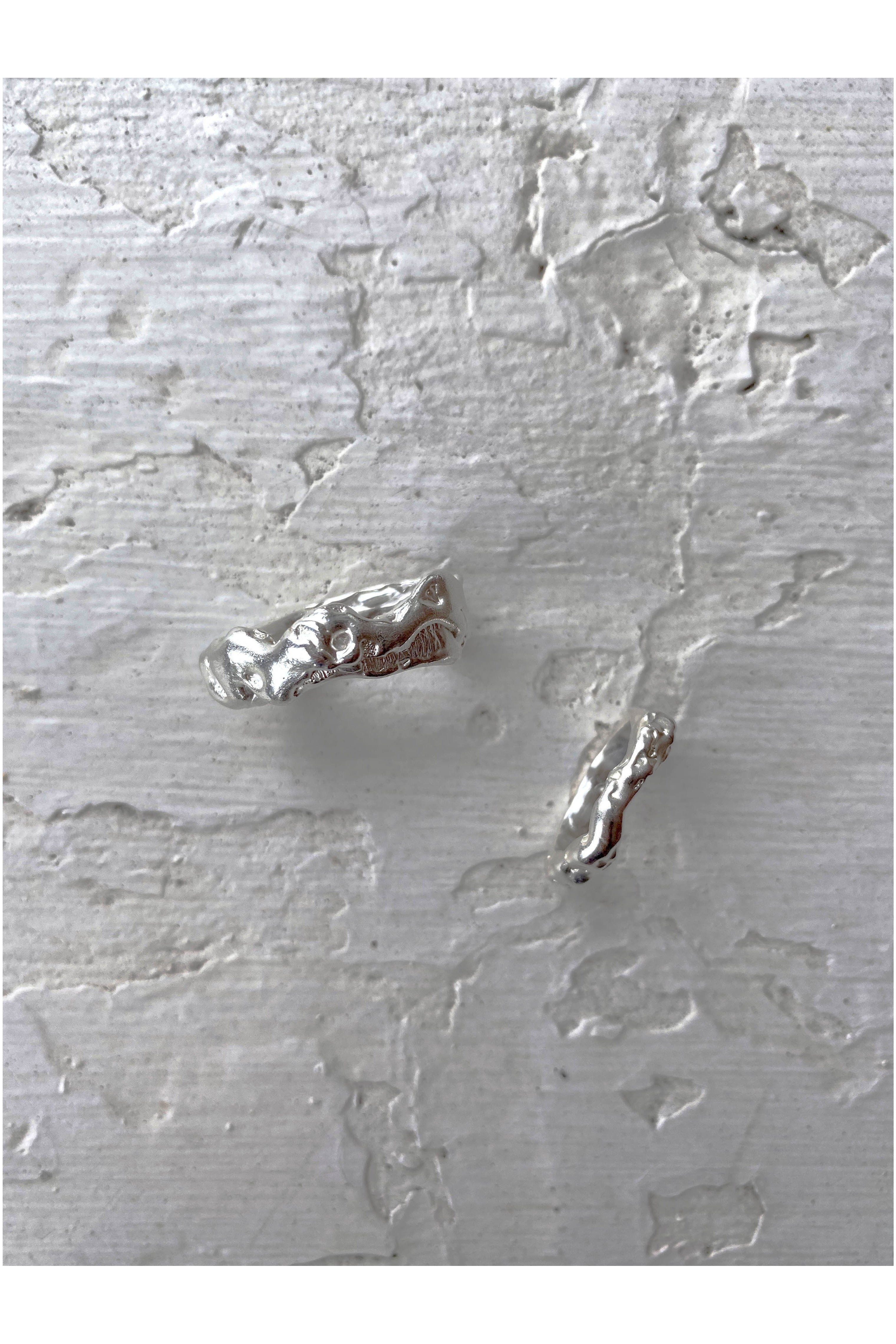 Melting Away Ring - Silver