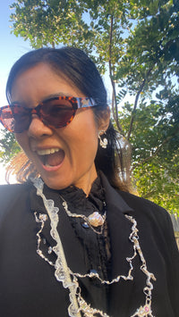 Burnt Ribbon Choker
