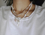Darling Silver Necklace - Purple