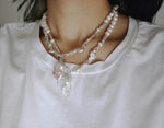 Darling Silver Necklace - White
