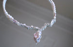 Darling Silver Necklace - Purple
