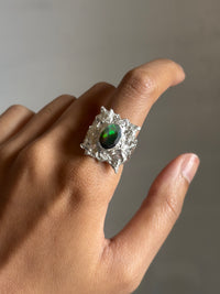 Framed Fragment Ring - Size Q 1/2