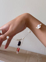 Tidal Relic Necklace - Blue Sapphire II