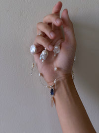 Tidal Relic Necklace - Blue Sapphire I