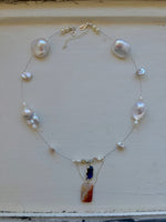 Tidal Relic Necklace - Blue Sapphire I