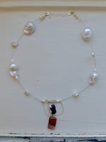 Tidal Relic Necklace - Blue Sapphire II