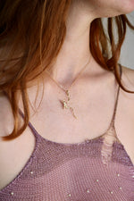 Burnt Bow Pendant - Gold