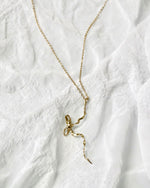 Burnt Bow Pendant - Gold