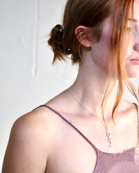 Burnt Bow Pendant - Silver