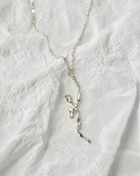 Burnt Bow Pendant - Silver