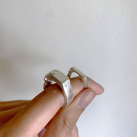 Melting Away Ring - Silver